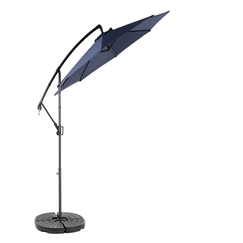 Topcraft 10ft Offset Hanging Market Patio Umbrella