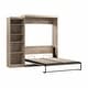 preview thumbnail 8 of 54, Pur Queen Murphy Bed with Storage Unit (90W) by Bestar