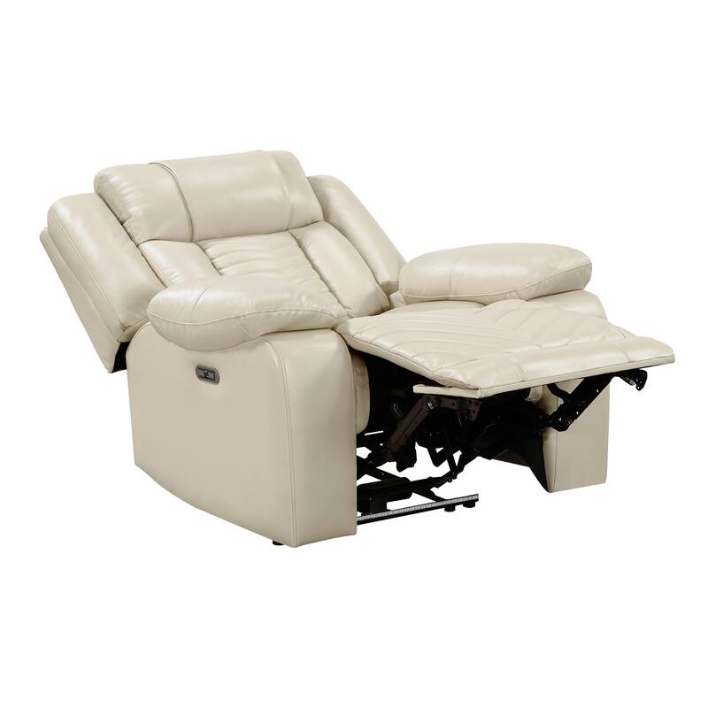 Ridge 40" Faux Leather Power Recliner - LED and Charging Ports