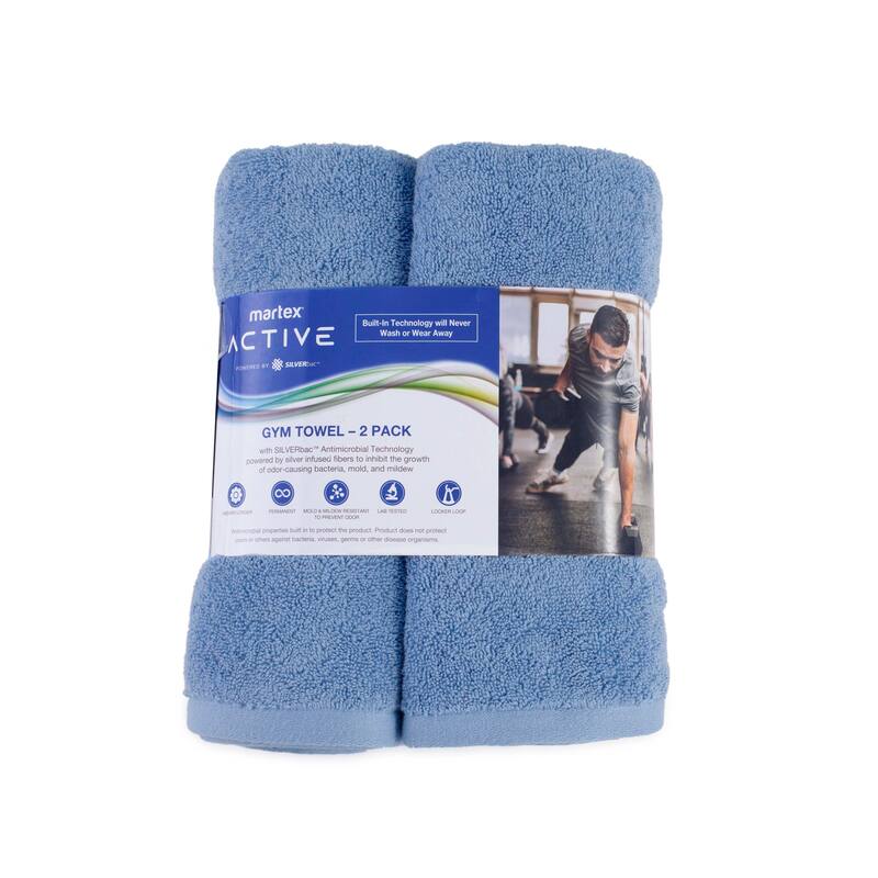Martex Active 2-Pack Gym Towel - 2-Pack Gym