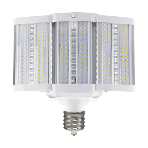 80 Watt LED Hi-Lumen Shoe Box Style Lamp For Commercial Fixture Applications 5000K Mogul Extended 100-277 Volts - White