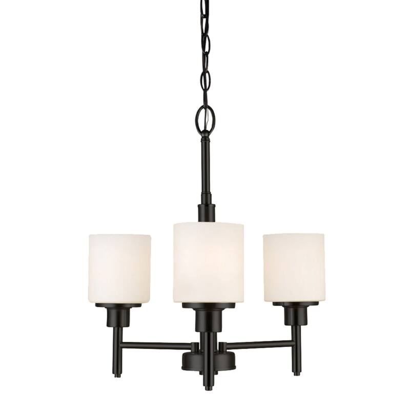 Design House 556647-BLK Aubrey 3 Light 21" Wide Chandelier