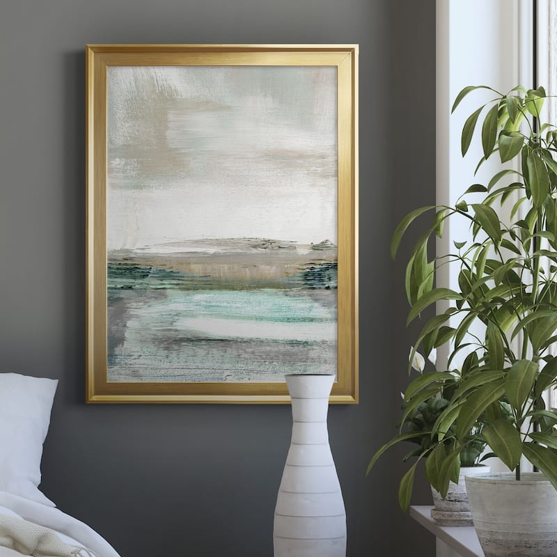 Summer Teal I Premium Framed Print - Ready to Hang