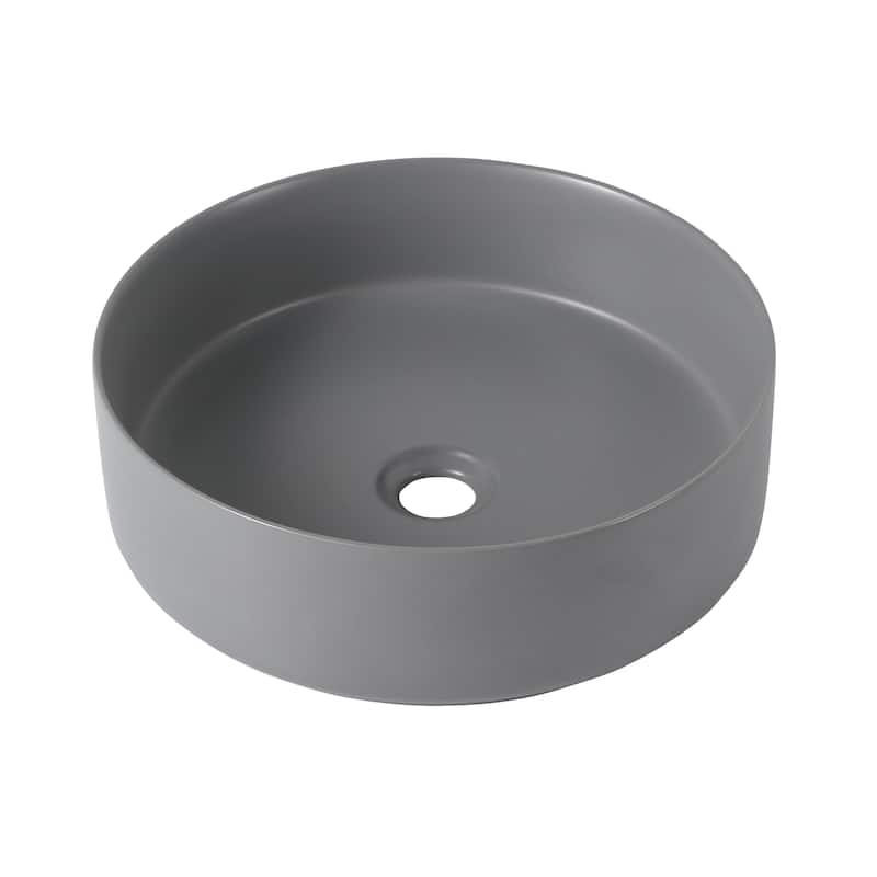 Ceramic Circular Vessel Bathroom Sink Art Sink