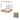 WAMPAT Modern Bedroom Sets, Queen Canopy 4 Poster Bed with Headboard and Charging Nightstands