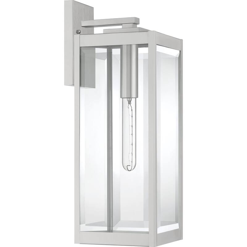 Westover 1-Light Outdoor Lantern in Stainless Steel - Stainless Steel