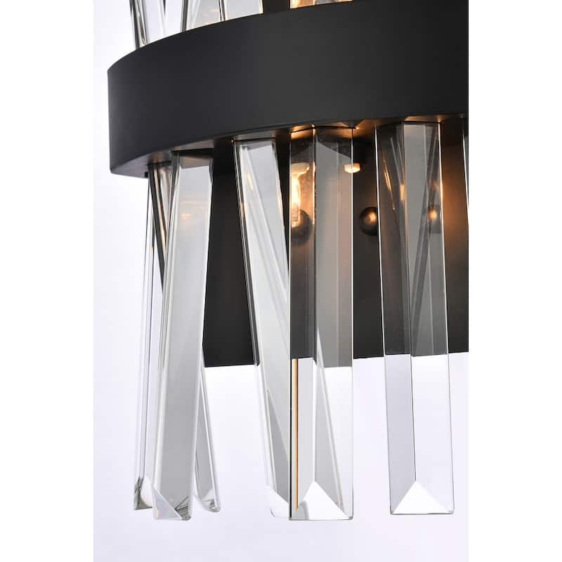 Indigo Home 8 inch crystal bath sconce