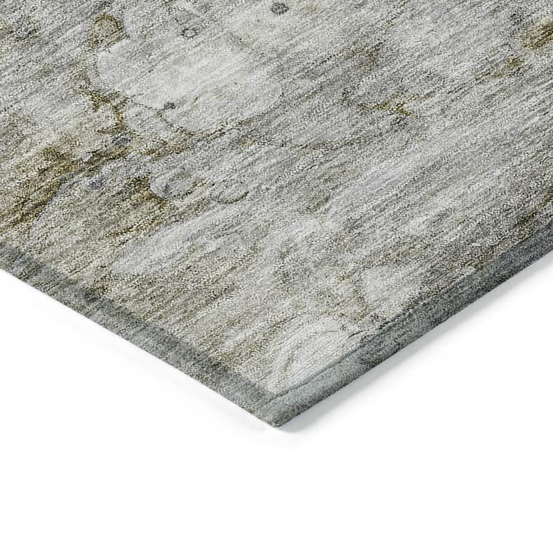 HomeRoots Abstract Transitional Rectangle Outdoor Rug