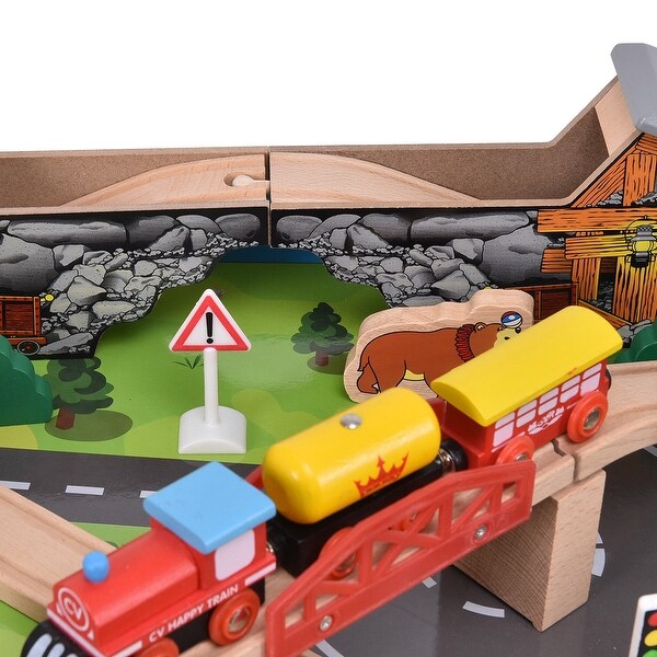 kids train with track