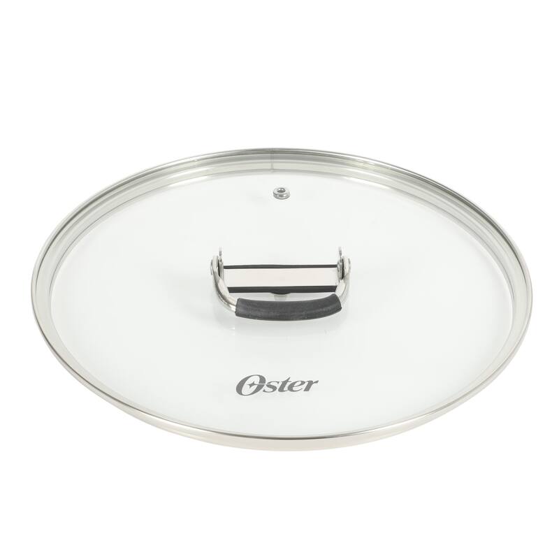 Oster Silverbolt 6 Piece Stackable Space-Saving Dutch Oven Sauce Pan Cookware Set