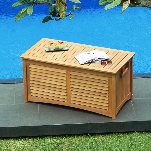 Cambridge Casual Sedona 60-inch Teak Outdoor Storage Box Free