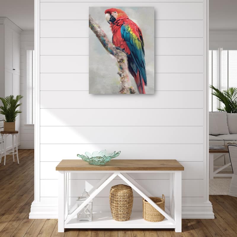 Island Aviary II By Studio Arts Canvas Art Print