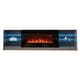 preview thumbnail 13 of 18, Strick & Bolton Amsden Electric Fireplace TV Stand