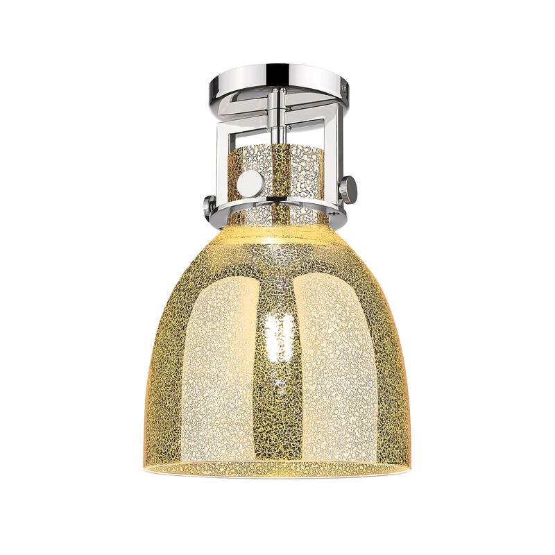 Innovations Lighting Downtown Urban - Newton Bell - 1 Light 8" Flush Mount