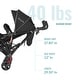 preview thumbnail 9 of 16, Dream On Me Volgo Twin Umbrella Stroller