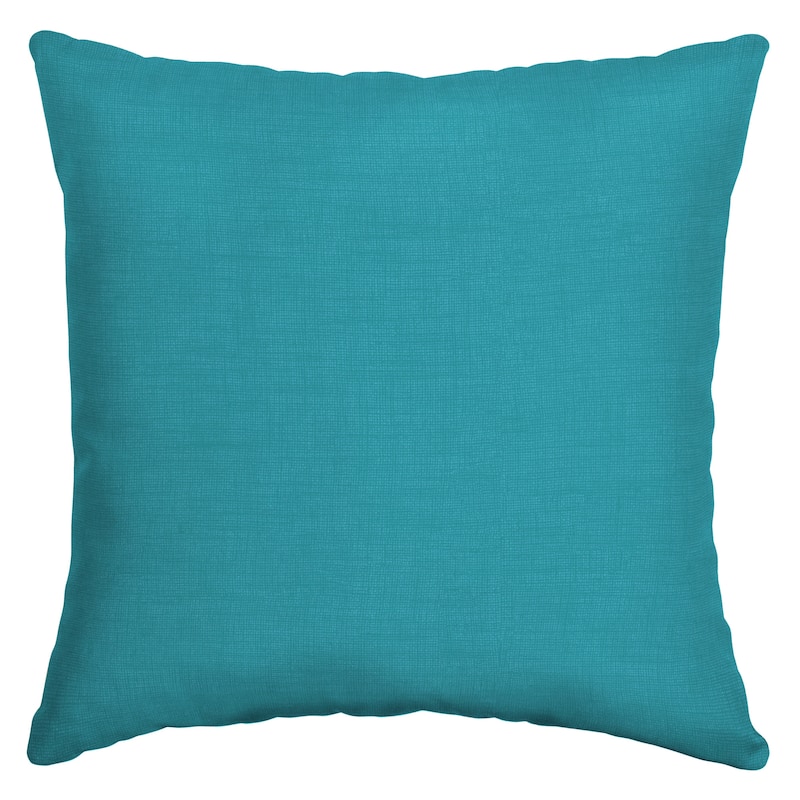 ARDEN Outdoor 16 x 16 in. Square Pillow - 16 in L x 16 in W x 5 in H - Lake Blue Leala