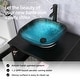 preview thumbnail 69 of 146, 72" Bathroom Vanity Set Glass Ceramic Vessel Sink Side Cabinet Combo