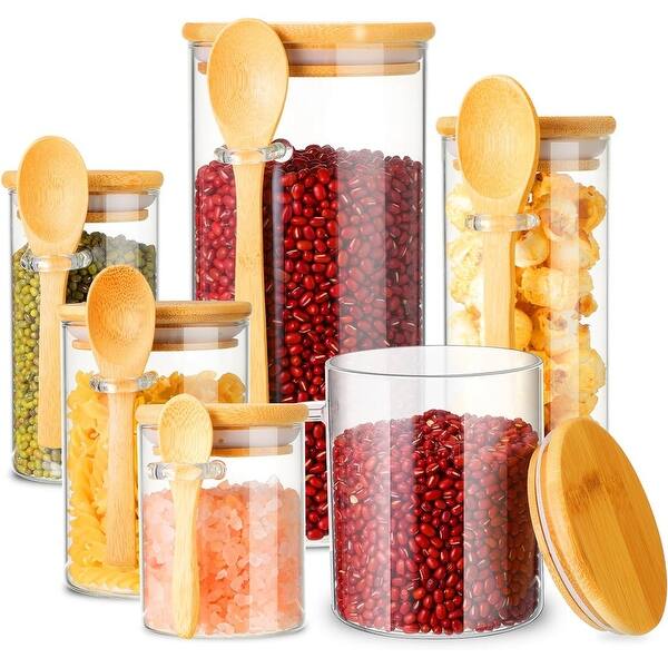Pieces of Glass Storage Jars Bed Bath & Beyond 39467217