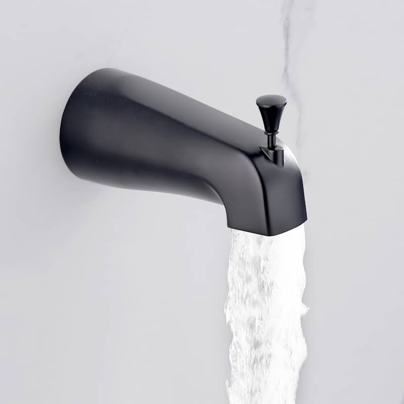 Luxier SS-C01 Single-Handle 1-Spray Tub and Shower Faucet with Valve
