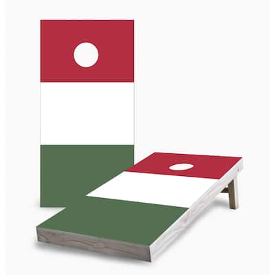 Hungarian Flag Cornhole Boards