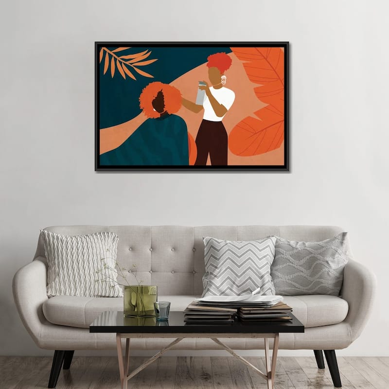 iCanvas "Salon No. 1" by Domonique Brown Framed Canvas Print