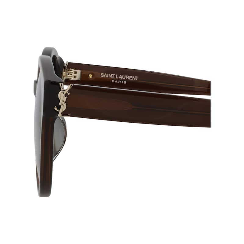 Saint Laurent Round-Frame Acetate Sunglasses