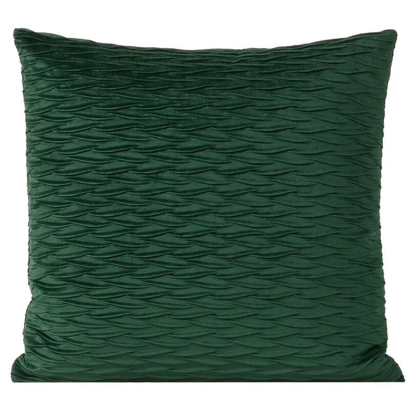 Siscovers Fluctuate Pleated Velvet Throw Pillow