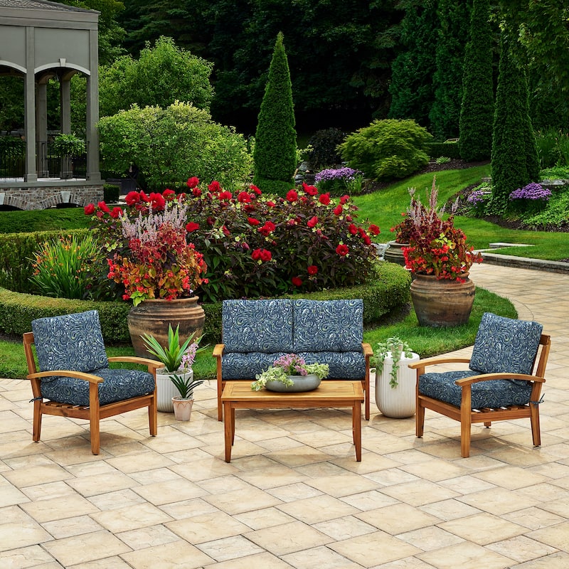 ARDEN earthFIBER Tufted Blowfill Deep Seat Set, 24 x 24