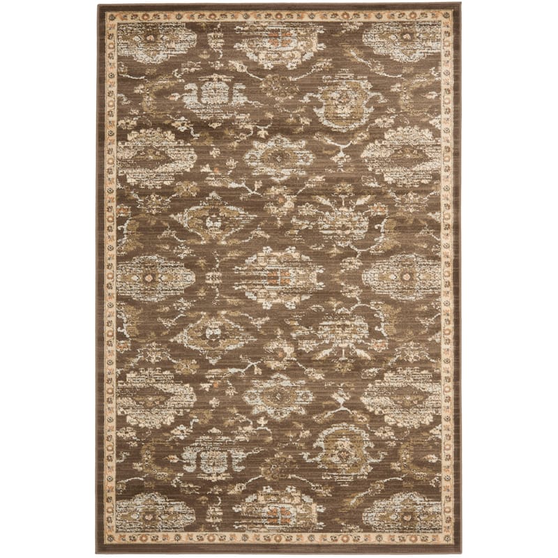 SAFAVIEH Florenteen Antolina Traditional Oriental Rug - 5'1" x 7'7" - Brown/Ivory
