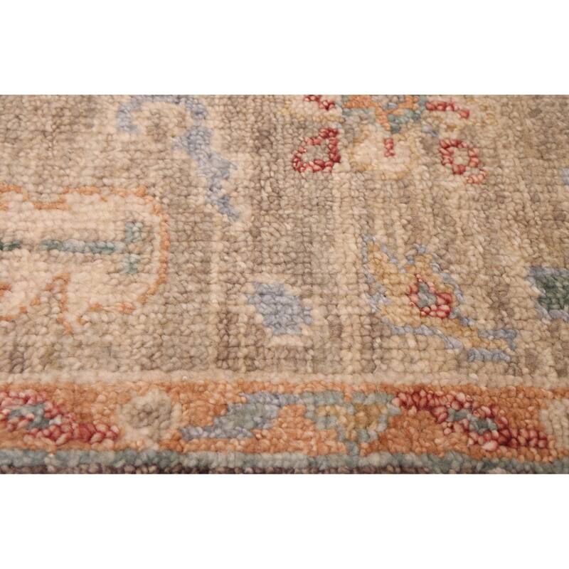 ECARPETGALLERY Hand-knotted Jules Serapi Light Khaki Wool Rug - 7'10 x 9'11