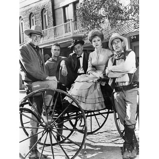 Gunsmoke Posed on Carousel Group Portrait - Television Still Photo ...