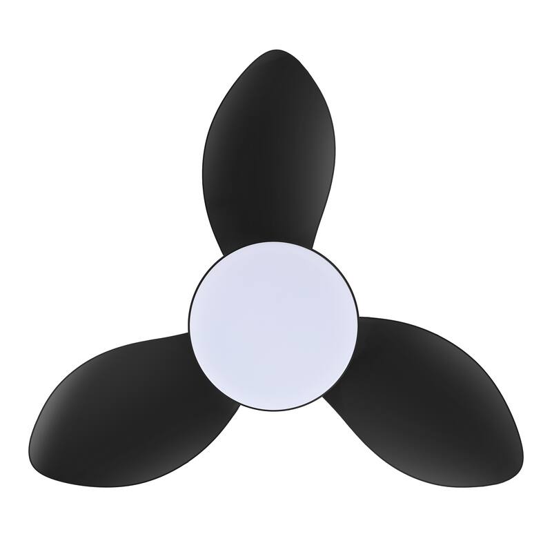 MLiAN 22 inch 3 ABS Blades Smart indoor LED Ceiling Fan with Remote
