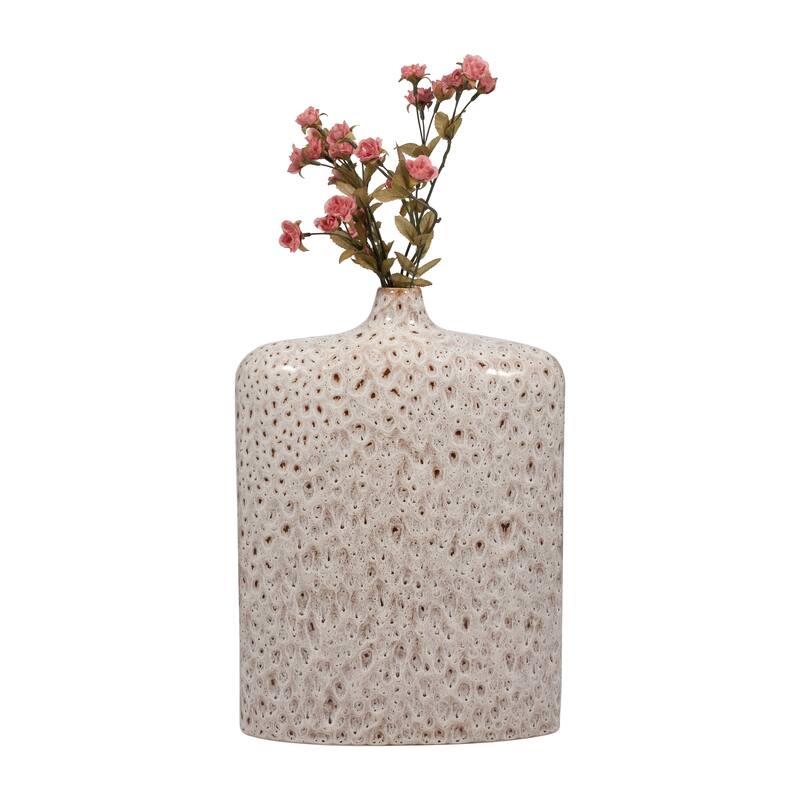 Sagebrook Home's Stoneware Truman Vase, Elegant Design for Modern Living