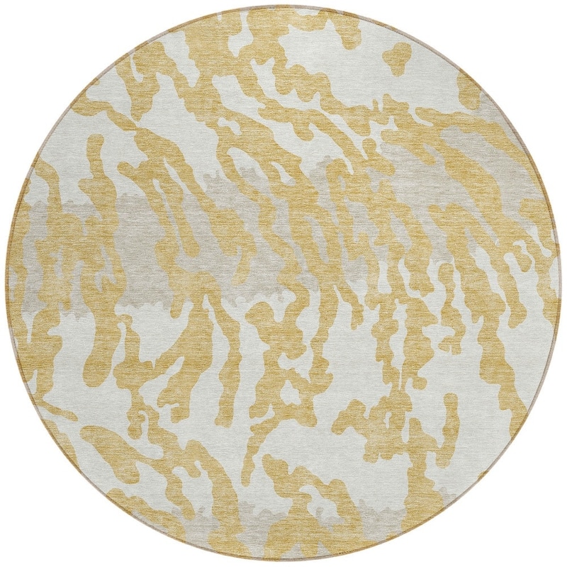 HomeRoots Animal Print Transitional Rectangle Outdoor Rug