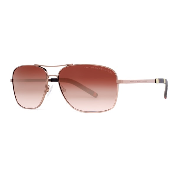 Marc by Marc Jacobs MMJ 342/S ODQ J6 Shiny Brown/Havana Navigator Sunglasses - Shiny Brown - 59mm-14mm-135mm