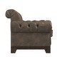 preview thumbnail 11 of 21, Greenwich Tufted Rolled Arm Nailhead Chesterfield Loveseat by iNSPIRE Q Artisan