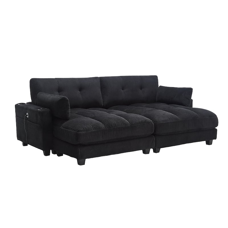 Sleeper Sofa Couch Bed,Oversized Chaise Lounge Chair Cozy Cloud Couch