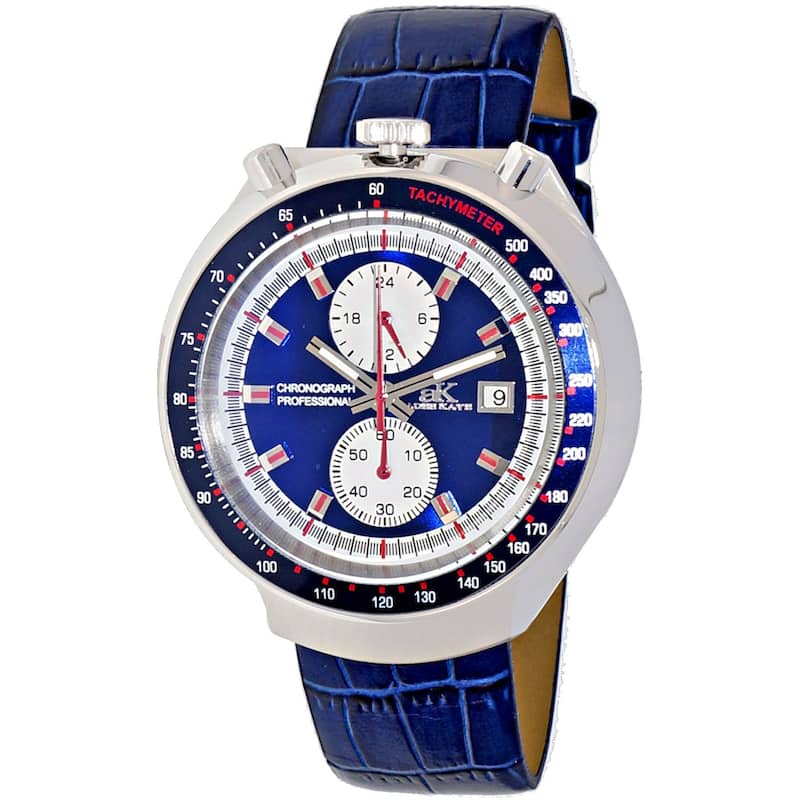 Adee Kaye Men's Muscle-G1 Blue Dial Watch - AK5662-MBI_LBU - 6 (36)