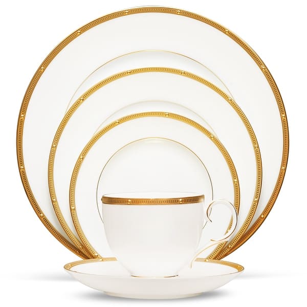 Noritake Rochelle Gold 5-Piece Place Setting, Service for 1