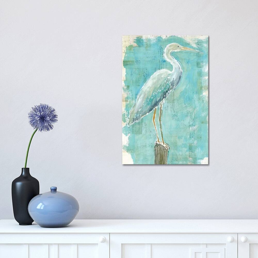 iCanvas "Coastal Egret I" by Sue Schlabach Canvas Print