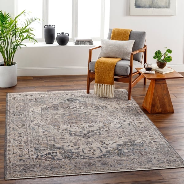 slide 2 of 7, Trahan Traditional Area Rug 2' 7" x 4' 11" - Rectangle