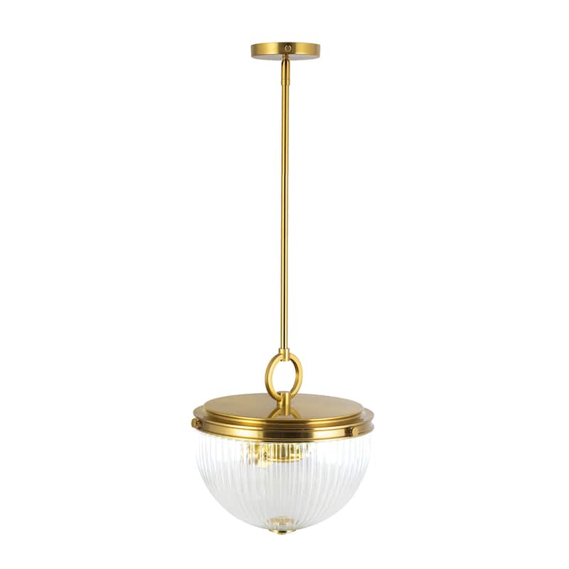 Artcraft Myla 2-Light Pendant - Vintage Brass