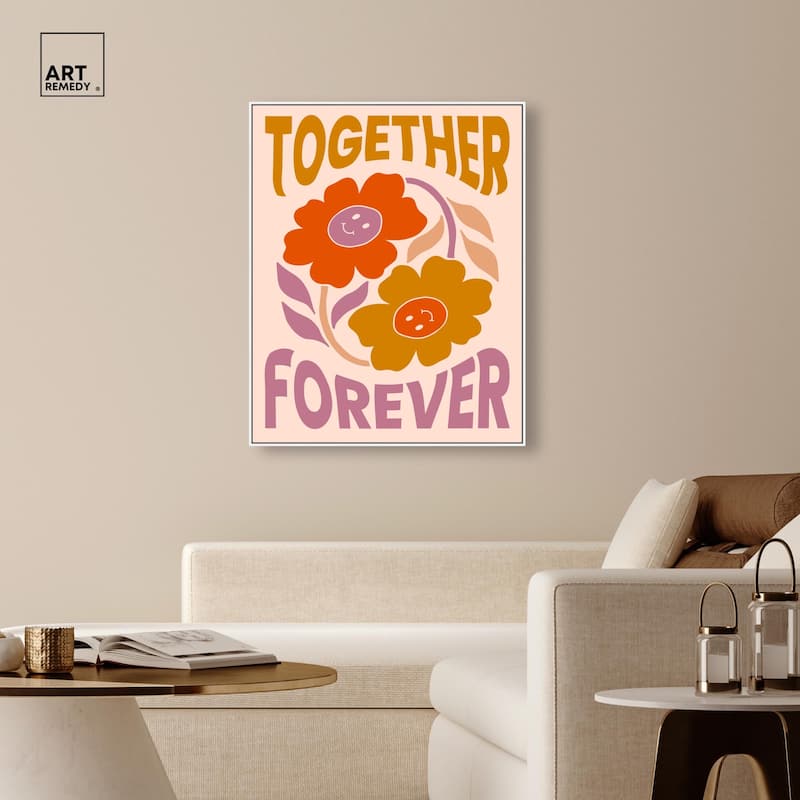 We Together Canvas by Art Remedy