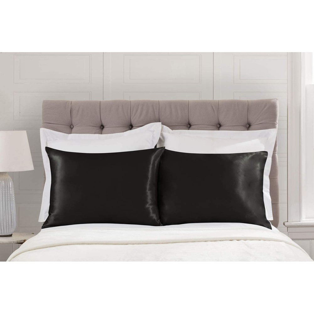 Hidden Zipper Satin Pillowcase Standard Size, - ITEM #SPC