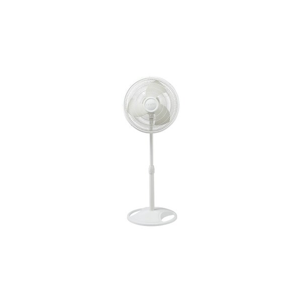Shop Lasko 16 Inch Oscillating Stand Fan White Lasko 2521
