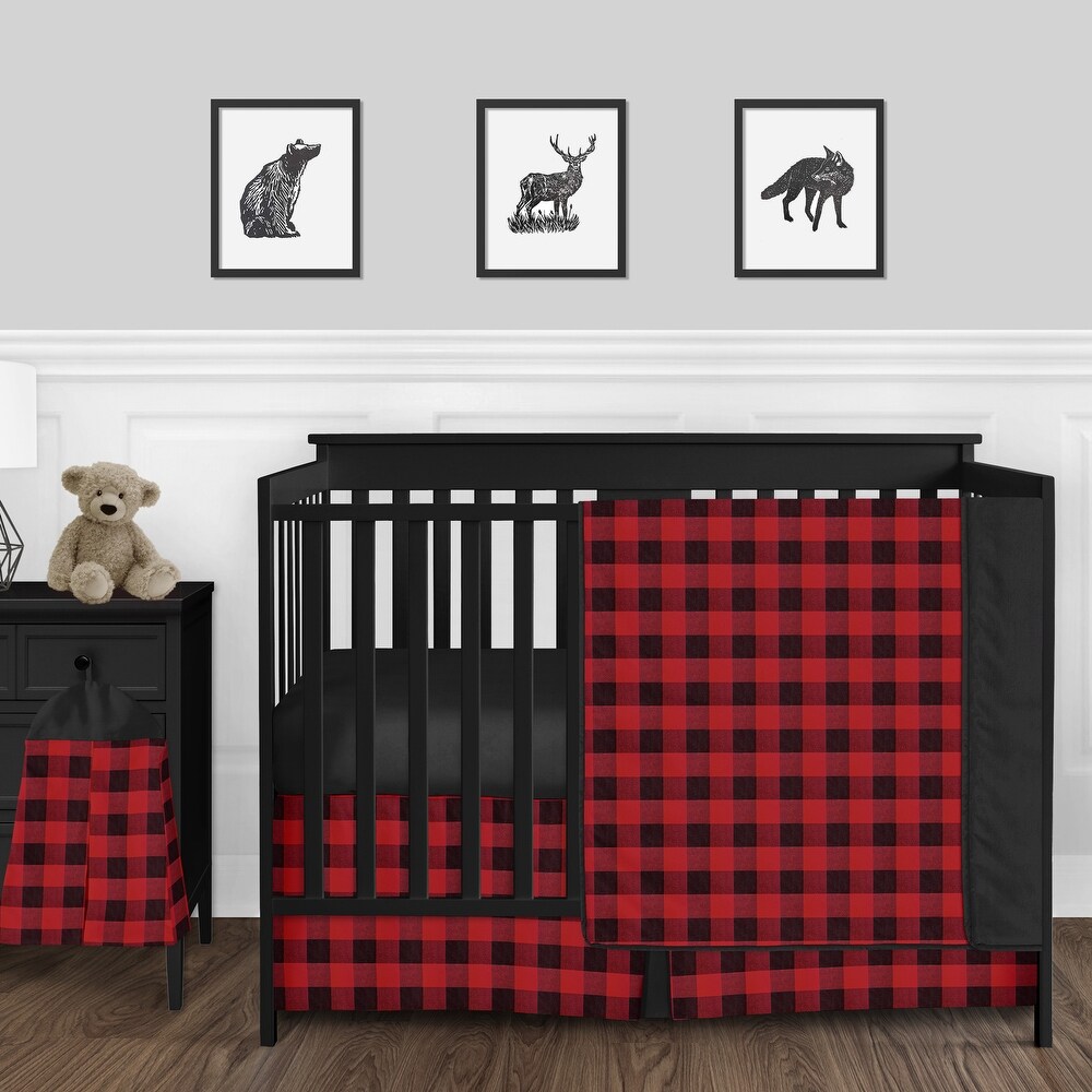 red baby boy crib bedding sets