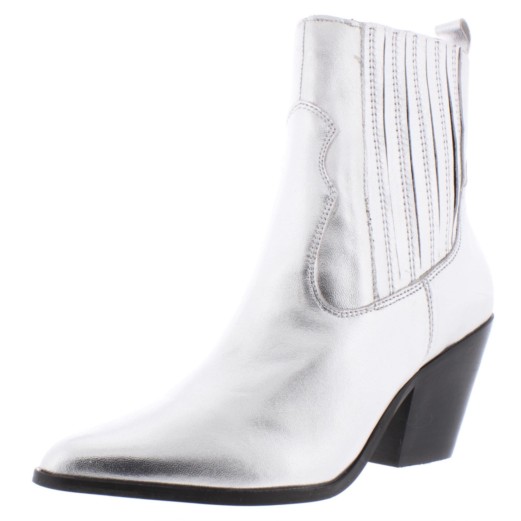 silver western boots