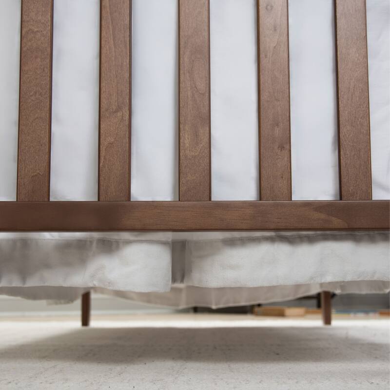 Rizzy Home Velvet Trim Crib Skirt - 26" x 51"