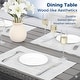 preview thumbnail 13 of 17, 9-Seat Wicker Patio Dining Set with Ottomans