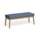 preview thumbnail 14 of 37, Saxon Mid-century Tufted Ottoman Bench by Christopher Knight Home